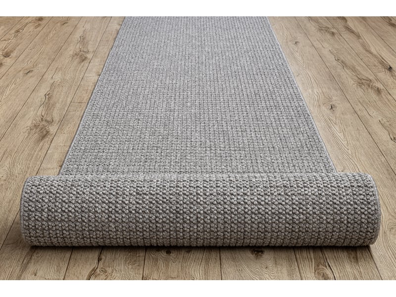 Tapis de couloir casablanca loop gris clair, bouclé, doux 100cm 100x1200 cm  - Conforama E