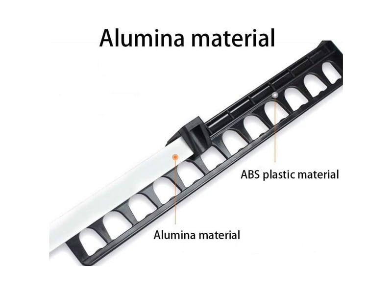  Porte-vêtements coulissant - support coulissant pour penderie - peut contenir 12 cintres - longueur 315 mm  - Conforama B