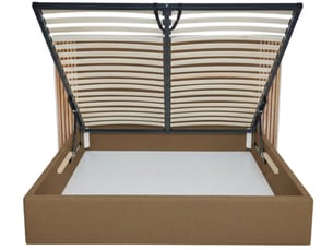 Lit coffre 180x200 cm BOBOCHIC  DIANA coloris marron