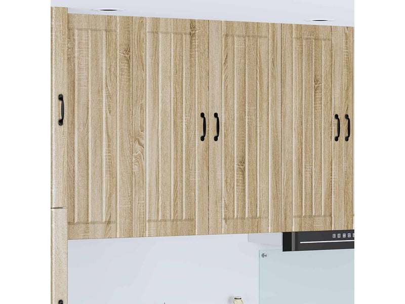  Meuble mural de cuisine, armoire de cuisine chêne sonoma 80x31x100cm shl2484  - Conforama B