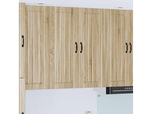 Meuble mural de cuisine, armoire de cuisine chêne sonoma 80x31x100cm shl2484