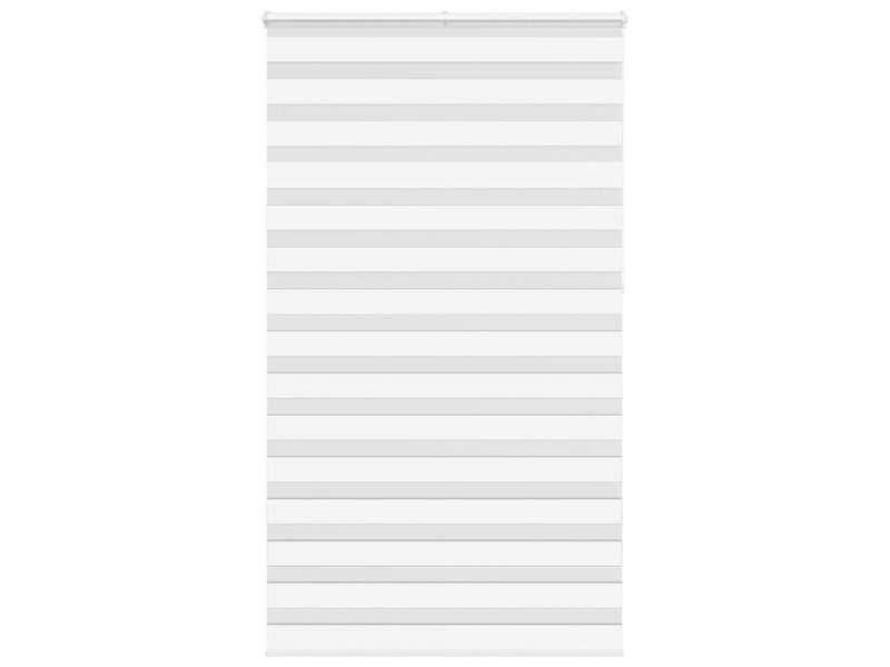  Store zèbre, store de fenêtre blanc 130x230 cm largeur du tissu 125,9cm polyester cf48366  - Conforama B