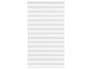 Store zèbre, store de fenêtre blanc 130x230 cm largeur du tissu 125,9cm polyester cf48366