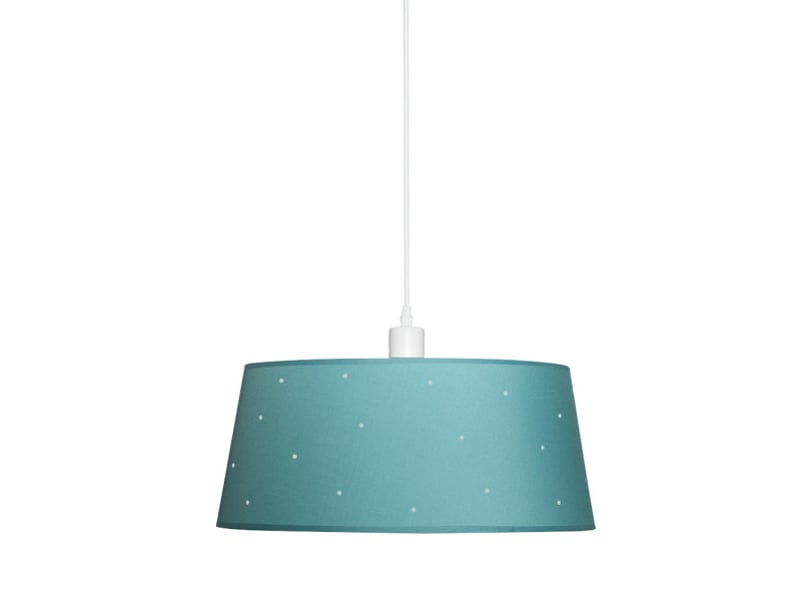  Suspension enfant fabrilamp consciencia turquoise 1xe27 hauteur réglable 35-102 cm ø40 cm 122894048 - Conforama C