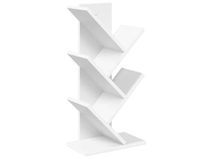 Étagère à livres, étagère de rangement en forme d'arbre 4 niveaux 30 x 18 x 60 cm shl5977