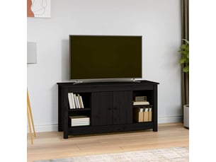 Meuble tv coloris noir 103 cm <strong></strong>  <strong></strong>