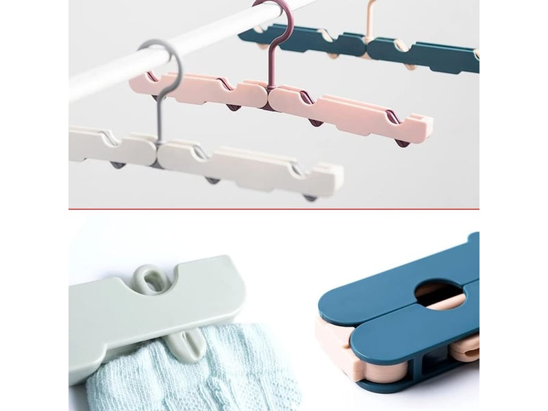 Cintres de pliables voyage 4 pièce cintres de voyage pliables cintres pliables portable cintres portatifs vêtements pour penderie cintre extensibles cintre voyage pour rangement de vêtements  - Conforama C
