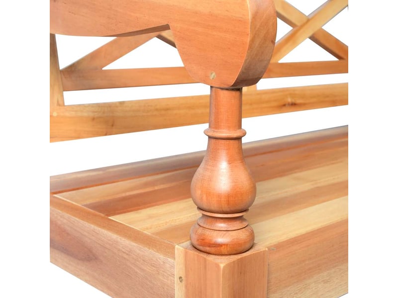  Banc d'entrée, banc d'intérieur batavia 98 cm bois d'acajou massif marron clair  - Conforama D