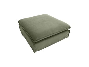 Pouf / repose pied PRICE FACTORY vert