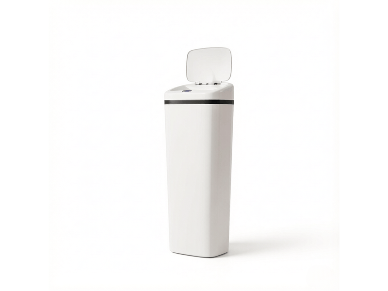 Poubelle de cuisine automatique, poubelle à capteur, poubelle de cuisine, poubelles verticales, blanc - Conforama B