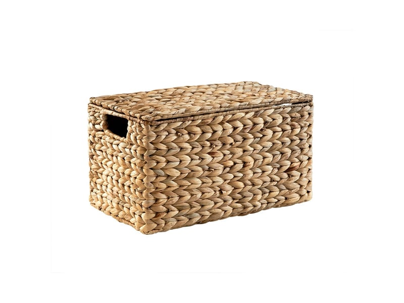  Boîte de rangement en jacinthe d'eau grand modèle l42 cm - maya  - Conforama A