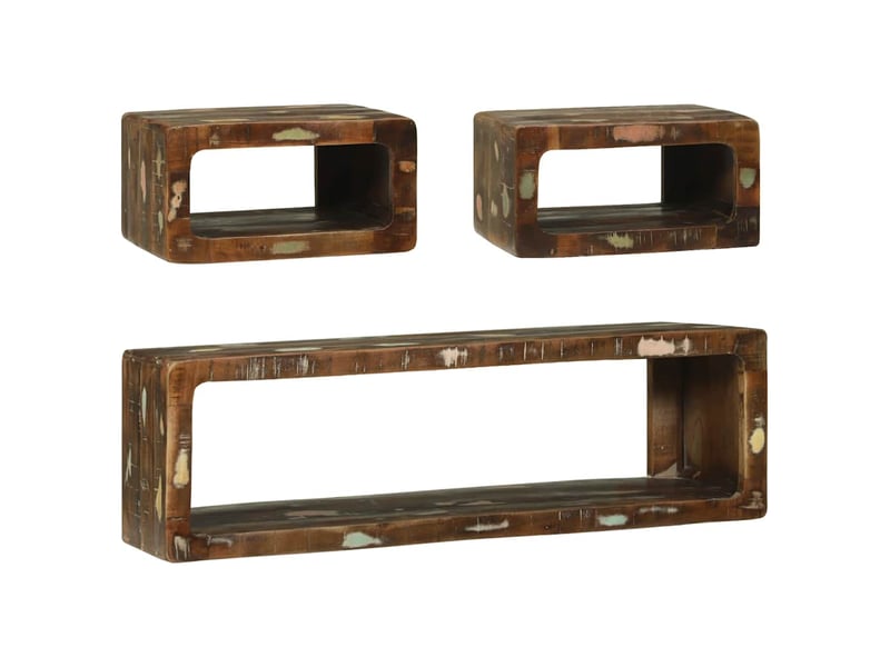  Ensemble meuble tv - banc tv - meuble de rangement 3 pcs multicolore 100 x 30 x 32 cm  - Conforama D