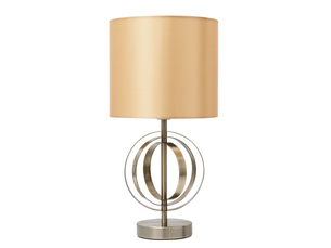 Lampe à poser fabrilamp alfena e27 coloris bronze 46 x 23 x 23 cm