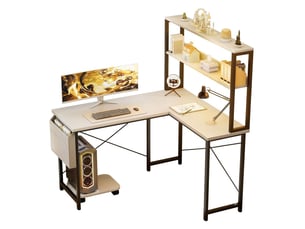 Bureau d'angle GENERIC HOME  110 cm coloris blanc