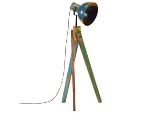 Lampadaire salon, lampe sur pied 25 w multicolore 45x45x120 cm e27