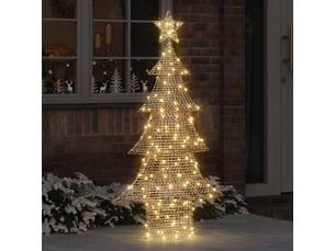 Sapin de noël, arbre de noël 160 led blanc chaud 151 cm pet cf60950