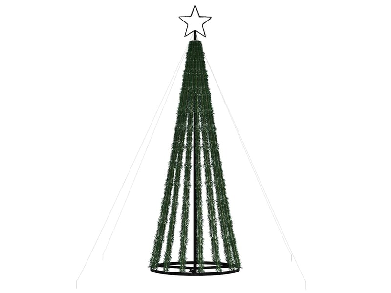  Sapin de noël, arbre de noël à led 275 led blanc froid 180 cm cf60987  - Conforama E