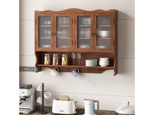 Armoire <strong>KORFEE</strong> <strong></strong> coloris marron largeur 20 cm