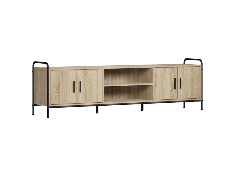  Meuble tv, banc tv 167,5x33x50 cm chêne sonoma bois d'ingénierie  - Conforama A