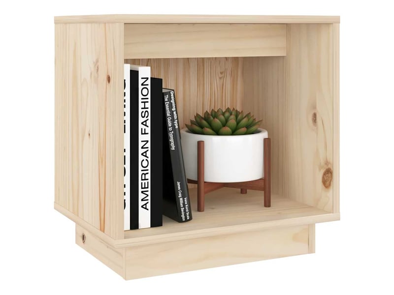  Lot de 2 tables de chevet - cabinet de chevet - table de nuit 40x30x40 cm bois de pin solide  - Conforama C