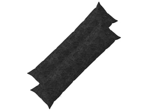 Lot de 2 housses de coussin heerlen anthracite 40 x 145 cm cf49047