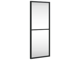 Miroir rectangulaire à fixer coloris noir <strong></strong> <strong></strong> - 20 cm x 50 cm