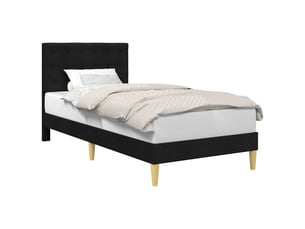 Lit simple 100x200 cm    coloris noir