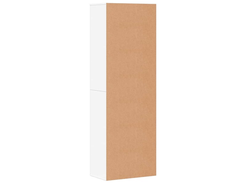  Buffet haut - bahut - meuble de rangement blanc 60x35x180 cm bois d’ingénierie  - Conforama E