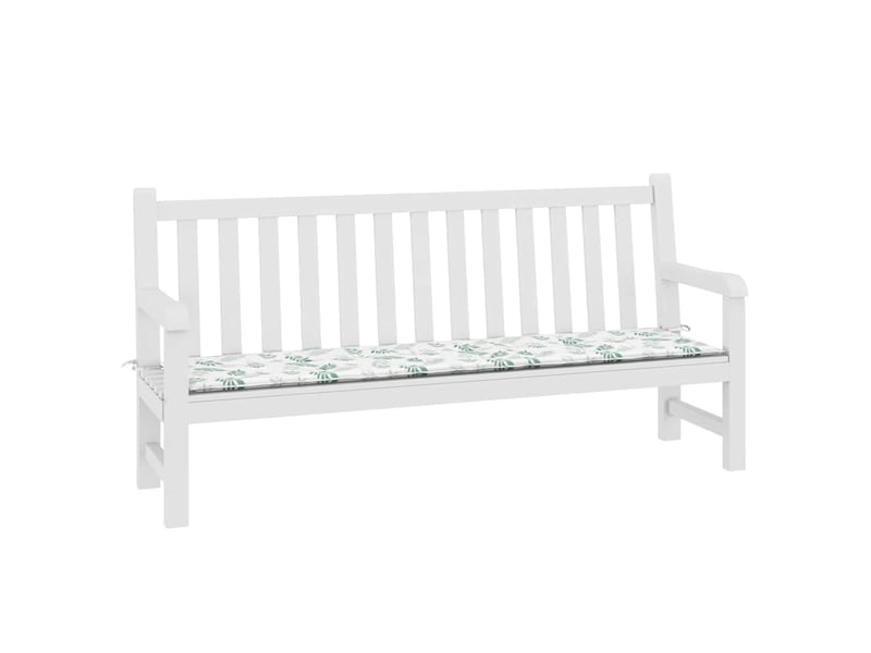  Coussin de banc de jardin, coussin d'assise motif de feuilles 200x50x3 cm tissu cf52761  - Conforama C