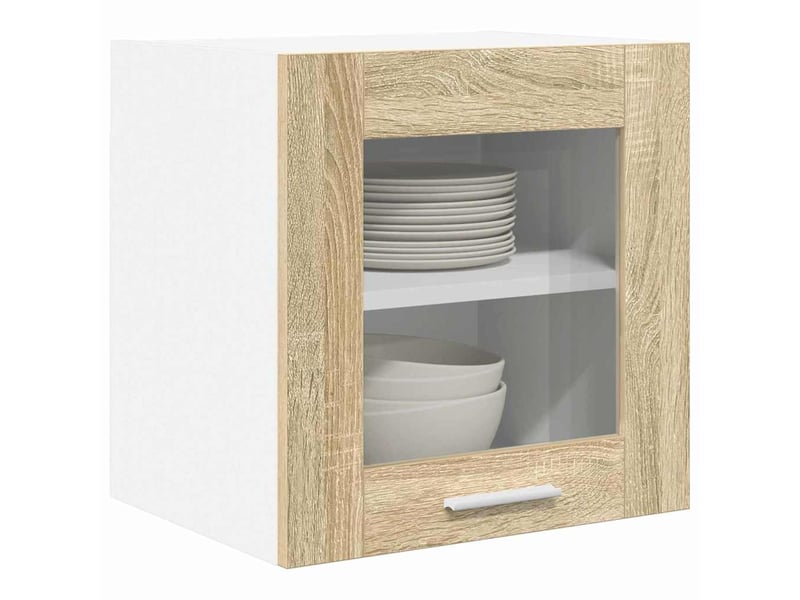  Meuble de rangement cuisine, armoire suspendue chêne sonoma 40x31x40cm  - Conforama C