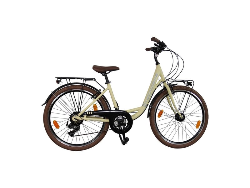  Tecnobike nsr vélo 28 mobi 21v creme h46 dynamo 3567850002037 - Conforama A