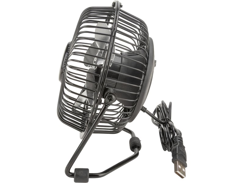 Voltman-mini ventilateur de bureau usb ø13cm - noir - voltman  - Conforama E