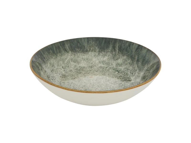  Set vaisselle 12 . Porcelaine vert  - Conforama N