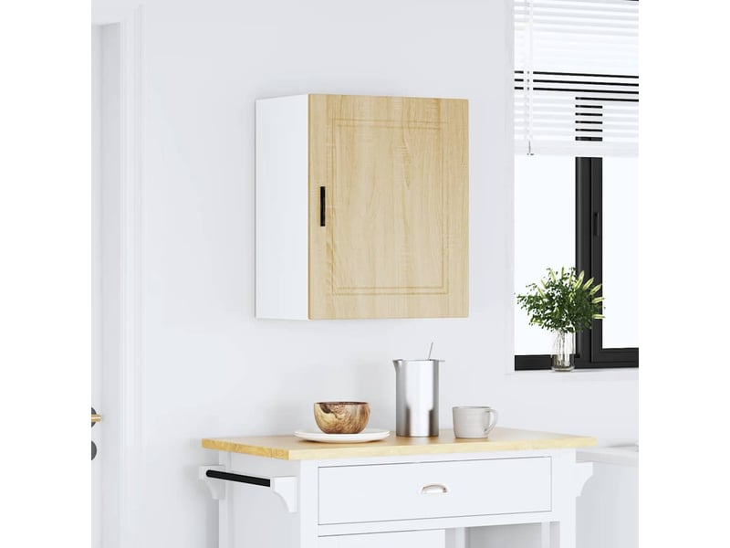  Armoire murale de cuisine porto chêne sonoma bois d'ingénierie shl5232  - Conforama C