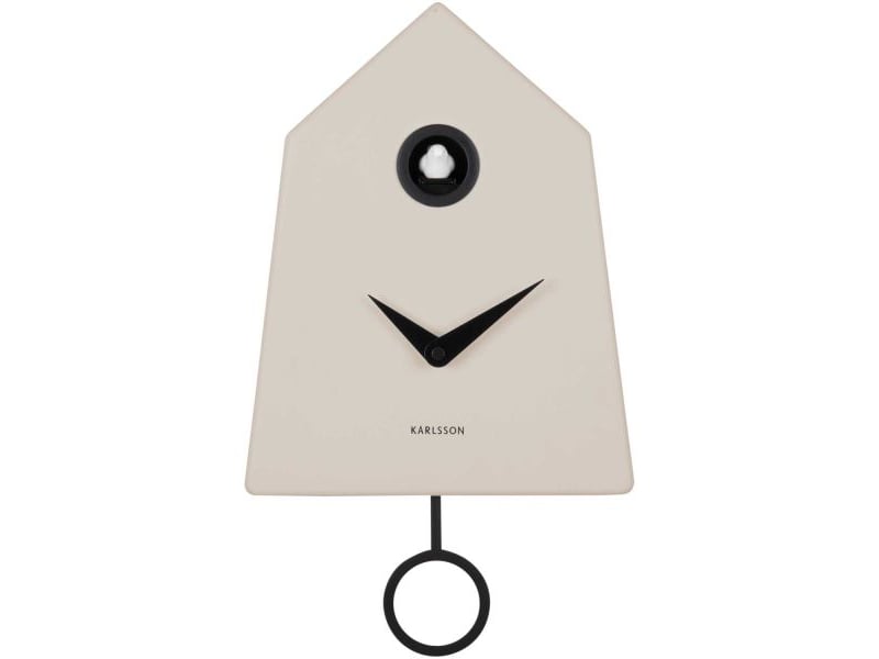  Horloge murale grafico cuckoo gris clair  - Conforama C