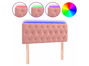 Tete de lit A poser largeur 100 cm rose