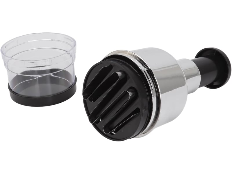 Hachoir manuel avec lame en acier inoxydable, pour oignons ail légumes fruits noix - Conforama C
