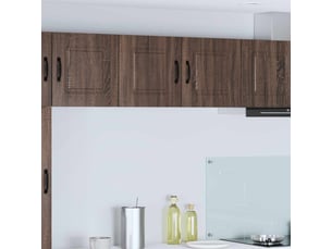 Meuble mural de cuisine | armoire de cuisine chêne brun 80x31x40cm shl1933