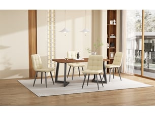 Ensemble table rectangulaire 4 chaise(s) DESVIAE