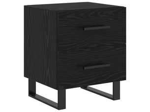 Table de chevet - cabinet de chevet - table de nuit chêne noir 40 x 35 x 47,5 cm