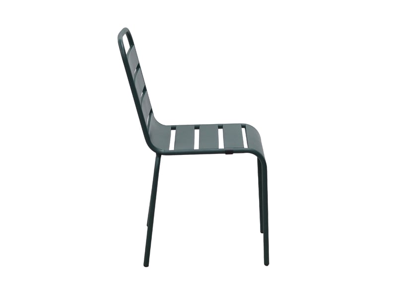 Lot de 2 chaises de jardin en métal vert sapin - baca - Conforama C