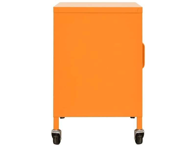  Armoire de bureau, meuble de rangement orange 60x35x56 cm acier  - Conforama D