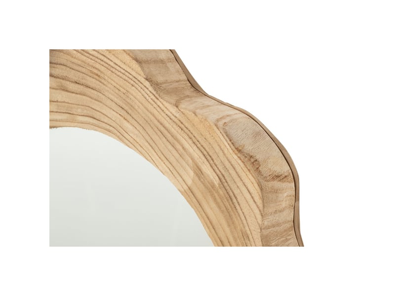  Miroir mural en bois oona 60cm naturel  - Conforama B