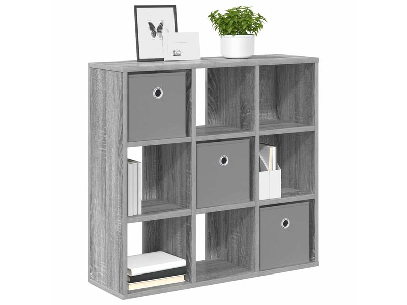  Buffet - bahut - meuble de rangement gris sonoma 73,5 x 24 x 69,5 cm  - Conforama C