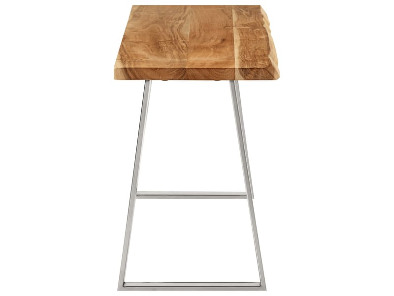  Banc avec bord vivant 105 cm bois d'acacia massif  - Conforama C