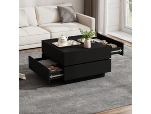 Table basse coloris noir <strong></strong> <strong></strong>