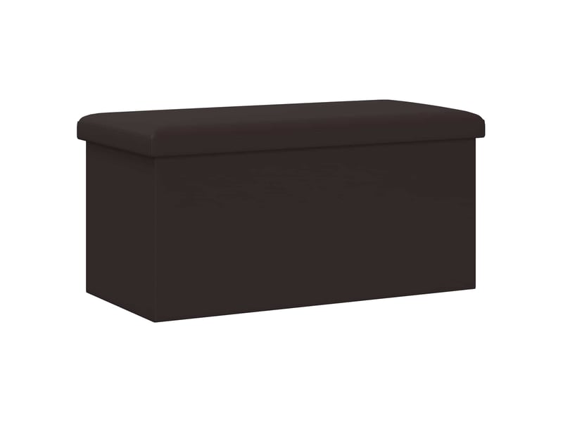  Banc chambre, banc de rangement pliable marron 180 kg 80 l 77x38x38 cm  - Conforama A