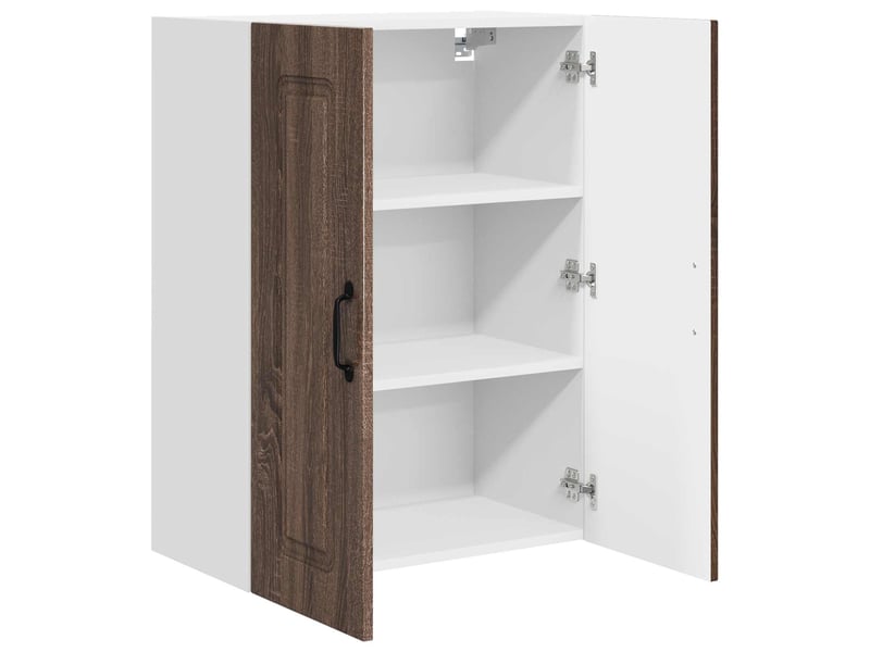  Meuble mural de cuisine | armoire de cuisine chêne brun 60x31x80cm shl9223  - Conforama E