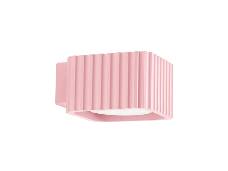Applique riff rose gx53 aluminium moderne 6x10x12cm SL.3101 - Conforama A