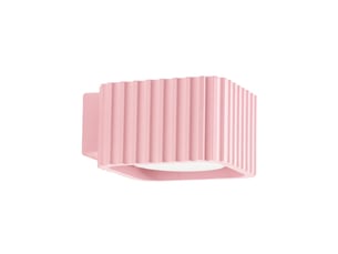 Applique riff rose gx53 aluminium moderne 6x10x12cm